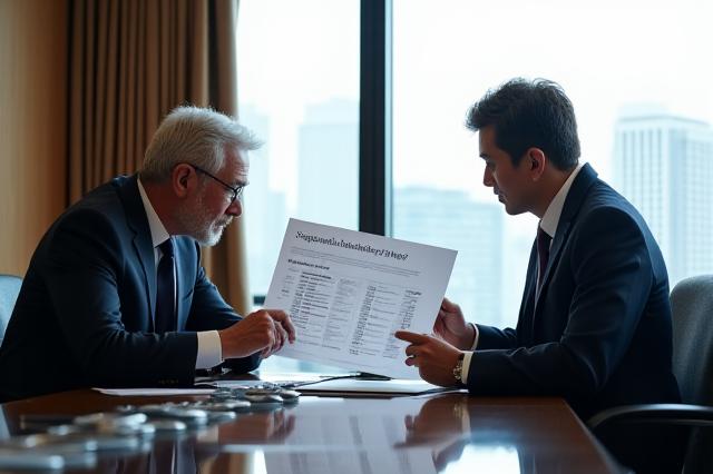 キャリアマップをレビューする上級管理職